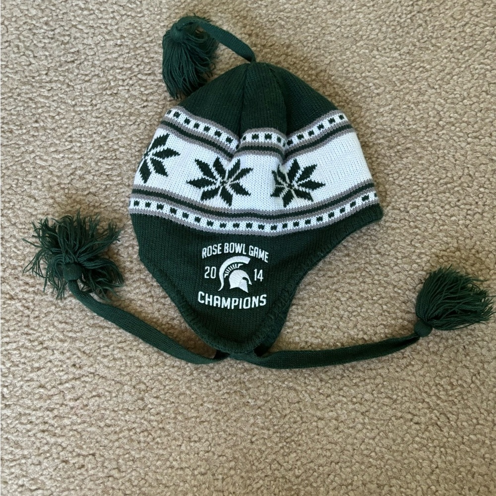 Michigan State Spartans Rose Bowl Champions Knit Hat